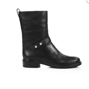Rag‎ & Bone Slayton Moto Boot In Black Size: EU 40 / US 10 Retail $550